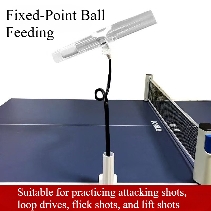 Table Tennis Gun - Table Tennis Fixed-Point Manual Launcher Professional