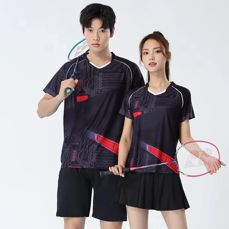 Men Badminton T-shirts Quick D - Table Tennis Shirt review and price