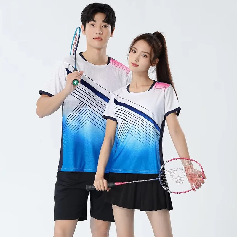 Men Badminton T-shirts Quick D - Table Tennis Shirt review and price