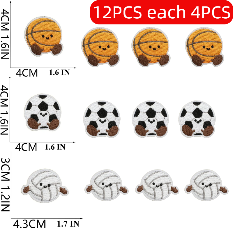 Various Sports Designs Patches - Table Tennis Cartoon review and price